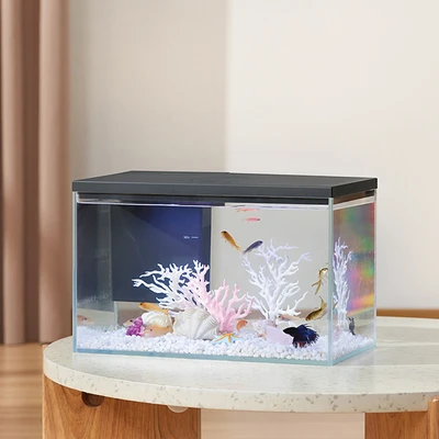 Gambar Krisbow Sync 14 Ltr Aquarium Nano Smart - Abu-abu