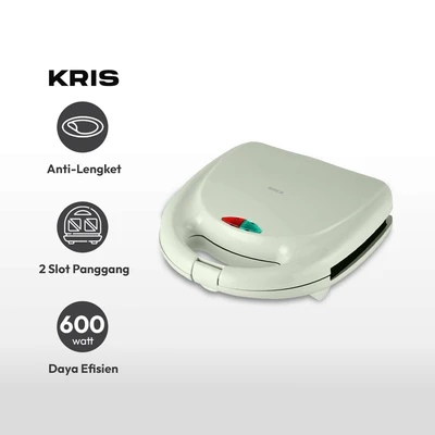 Jual Kris Toaster Sandwich 2 Slice 600 Watt Hijau Terbaru | Ruparupa