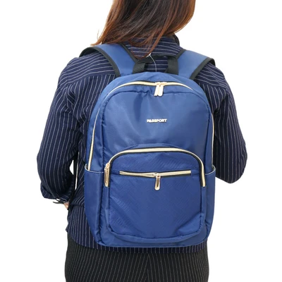 Gambar Passport Jennie Tas Ransel - Biru Navy
