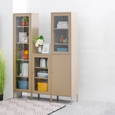 Gambar Informa Flins Lemari Arsip Kantor Metal Half Door - Cokelat