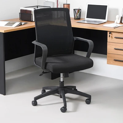 Gambar Informa G Neo Sora Kursi Kantor Sandaran Rendah - Hitam
