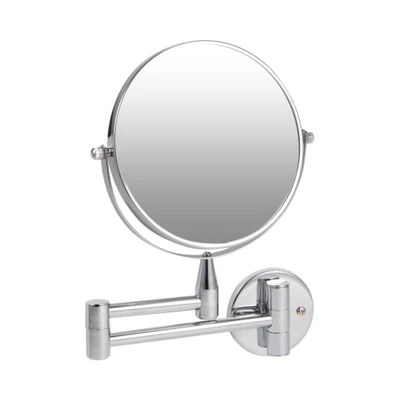 Gambar Informa Cermin Dinding Kamar Mandi Magnifying Besi 38x2.5x31 cm - Silver Chrome