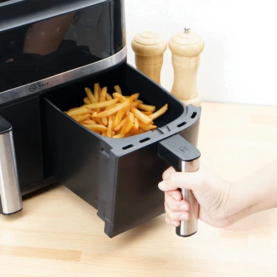 Gambar Kels Belva Air Fryer Double Basket 8 Liter - Hitam