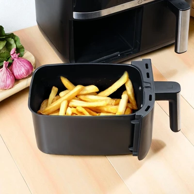 Gambar Kels Belva Air Fryer Double Basket 8 Liter - Hitam