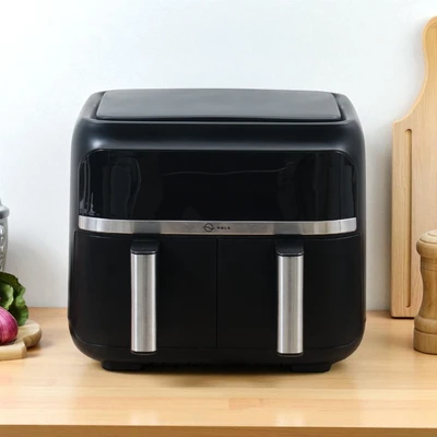 Gambar Kels Belva Air Fryer Double Basket 8 Liter - Hitam