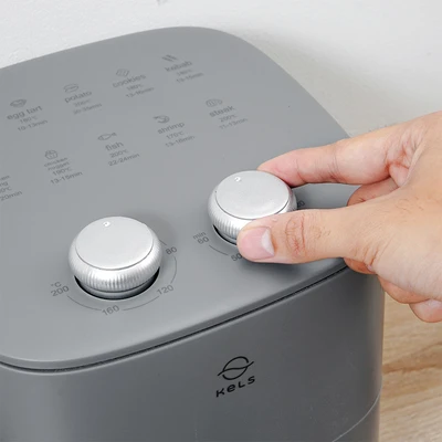 Gambar Kels Lexy Air Fryer 3 Liter - Abu-Abu Tua