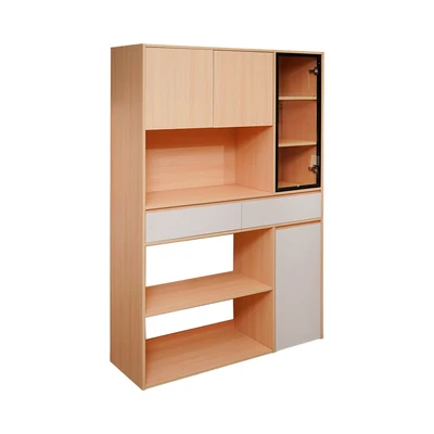 Gambar Informa Hilario Kabinet Dapur High - Cokelat Oak/putih