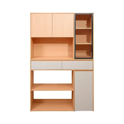 Gambar Informa Hilario Kabinet Dapur High - Cokelat Oak/putih