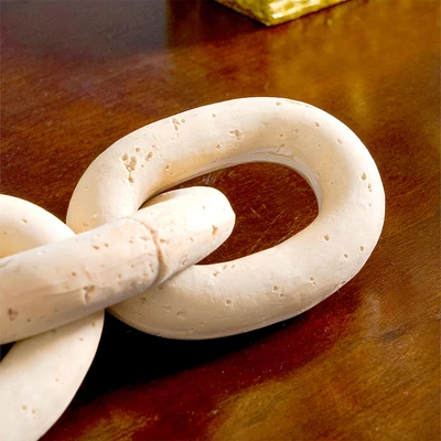 Gambar Informa 8x8x23.5 cm Miniatur Dekorasi Chain - Krem