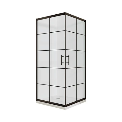 Gambar Fosa Shower Box New 6 mm Jn-F004 - Hitam