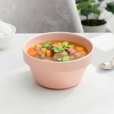 Gambar Appetite Dynamic Mangkuk Porcelain Matte 15.5 cm - Oranye Apricot