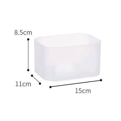 Gambar Stora Kotak Penyimpanan Frosted Slim 15x11x8.5 cm