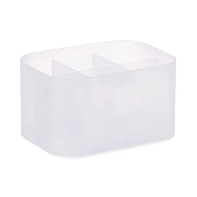 Gambar Stora Kotak Penyimpanan Dengan 6 Kompartemen Frosted 15x11x8.5 cm