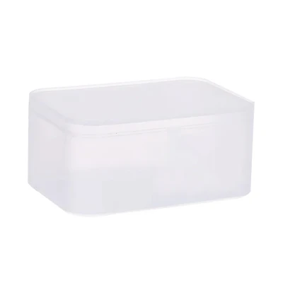 Gambar Stora Kotak Penyimpanan Frosted Dengan Tutup 22x15x10.3 cm