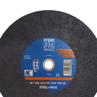 Gambar Pferd Mata Gerinda Potong 80T350-2.8KPSFSTEELOX 350083 - Hitam