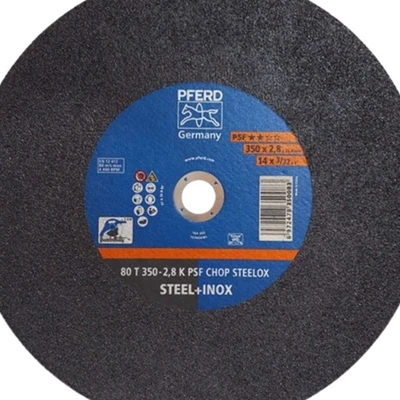 Gambar Pferd Mata Gerinda Potong 80T350-2.8KPSFSTEELOX 350083 - Hitam