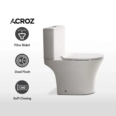 Gambar Acroz Kloset Duduk Duoblock Washdown Rimless A8858