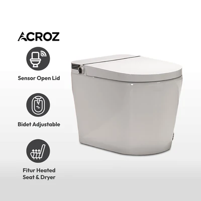 Gambar Acroz Kloset Duduk Smart Toilet Monoblock Siphonic Wa550za