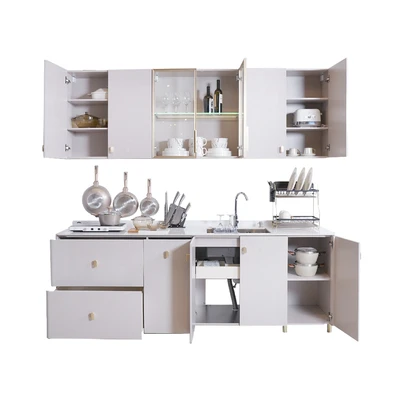 Jual Informa Ivest Kitchen Set Dengan Sink Taupe Terbaru | Ruparupa