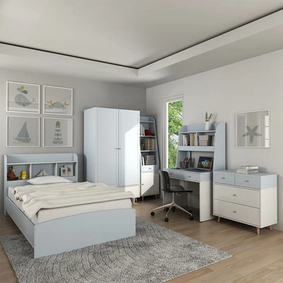 Gambar Informa 120x200 cm Presley Tempat Tidur Anak - Biru Airy