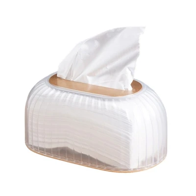Gambar Informa Mille Tempat Tisu Plastik 22.5x13.6x10.7 cm - Putih Frosty