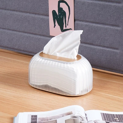 Gambar Informa Mille Tempat Tisu Plastik 22.5x13.6x10.7 cm - Putih Frosty