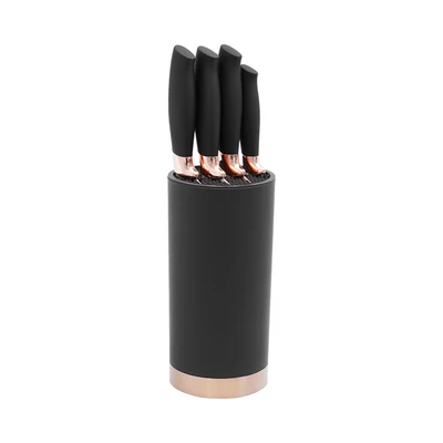 Gambar Cooking Color Margo Pisau Dapur Dengan Block Penyimpanan Set 5 pcs