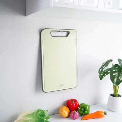 Gambar Cooking Color Marcia Pisau Dapur Dengan Talenan Set 3 pcs - Hijau