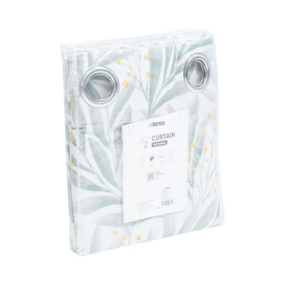 Gambar Informa Mervin Gorden Microfiber 140x250 cm Set 2 pcs - Hijau