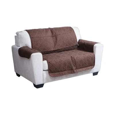 Gambar Informa Sherry Pelindung Sofa Microfiber Jacquard 2 Seater 223x179 - Cokelat