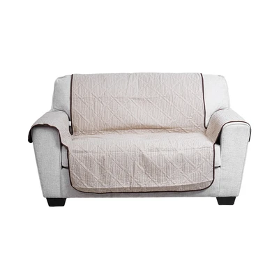 Gambar Informa Sherry Pelindung Sofa Microfiber Jacquard 2 Seater 223x179 - Cokelat