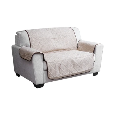 Gambar Informa Sherry Pelindung Sofa Microfiber Jacquard 2 Seater 223x179 - Cokelat
