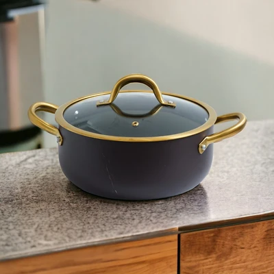 Gambar Sitram Panci Dutch Oven Collection Non-Stick Coating 24 cm - Cokelat