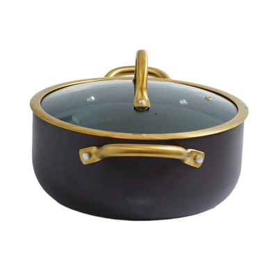 Gambar Sitram Panci Dutch Oven Collection Non-Stick Coating 24 cm - Cokelat