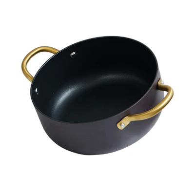 Gambar Sitram Panci Dutch Oven Collection Non-Stick Coating 24 cm - Cokelat