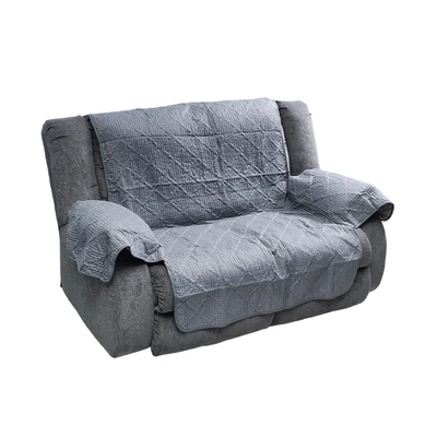 Gambar Informa Sherry Pelindung Sofa Microfiber Jacquard 2 Seater 223x179 - Abu-Abu