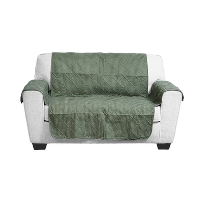 Gambar Informa Sherry Pelindung Sofa Microfiber Jacquard 2 Seater 223x179 - Hijau