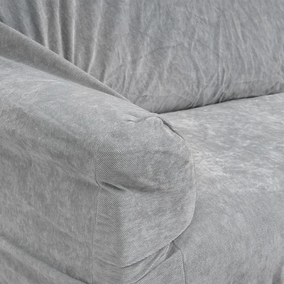 Gambar Informa Sheryn Sarung Sofa Polyester Chenille 245x120 cm - Abu-Abu