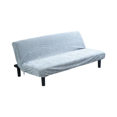 Gambar Informa Sheryn Sarung Sofa Bed Polyester Chenille 104x185 cm - Abu-Abu