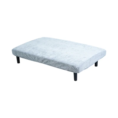 Gambar Informa Sheryn Sarung Sofa Bed Polyester Chenille 104x185 cm - Abu-Abu