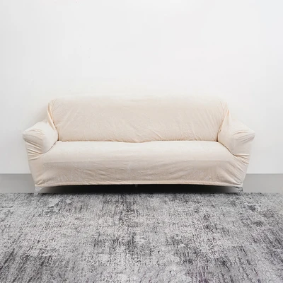Gambar Informa Sheryn Sarung Sofa Polyester Chenille 245x120 cm - Cokelat Muda