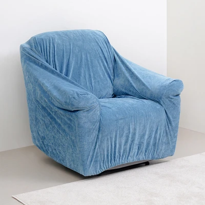 Gambar Informa Sheryn Sarung Sofa Polyester Chenille 245x60 cm - Biru