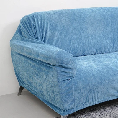 Gambar Informa Sheryn Sarung Sofa Polyester Chenille 245x160 cm - Biru