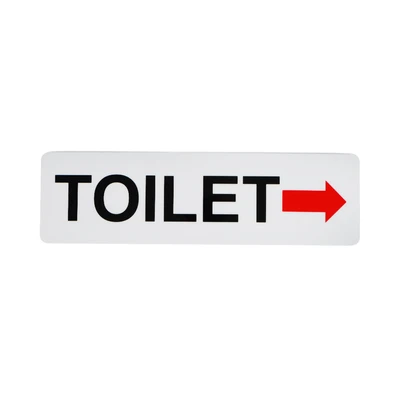 Gambar Krisbow Stiker Anodized Akrilik Toilet Kanan 7.5x26 cm