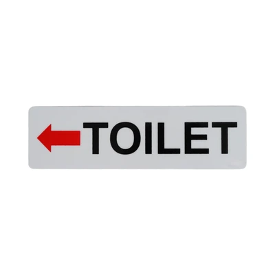 Gambar Krisbow Stiker Anodized Akrilik Toilet Kiri 7.5x26 cm