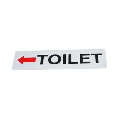 Gambar Krisbow Stiker Anodized Akrilik Toilet Kiri 7.5x26 cm