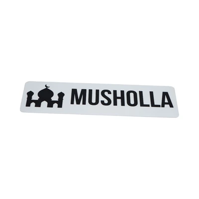 Gambar Krisbow Stiker Anodized Akrilik Mushola 7.5x26 cm