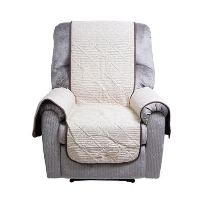 Gambar Informa Sherry Pelindung Sofa Recliner Microfiber Jacquard 165x195 cm - Cokelat