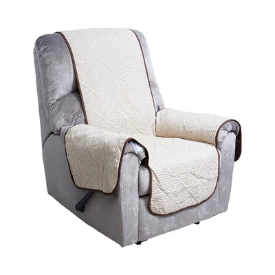 Gambar Informa Sherry Pelindung Sofa Recliner Microfiber Jacquard 165x195 cm - Cokelat