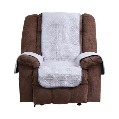Gambar Informa Sherry Pelindung Sofa Recliner Microfiber Jacquard 165x195 cm - Abu-Abu
